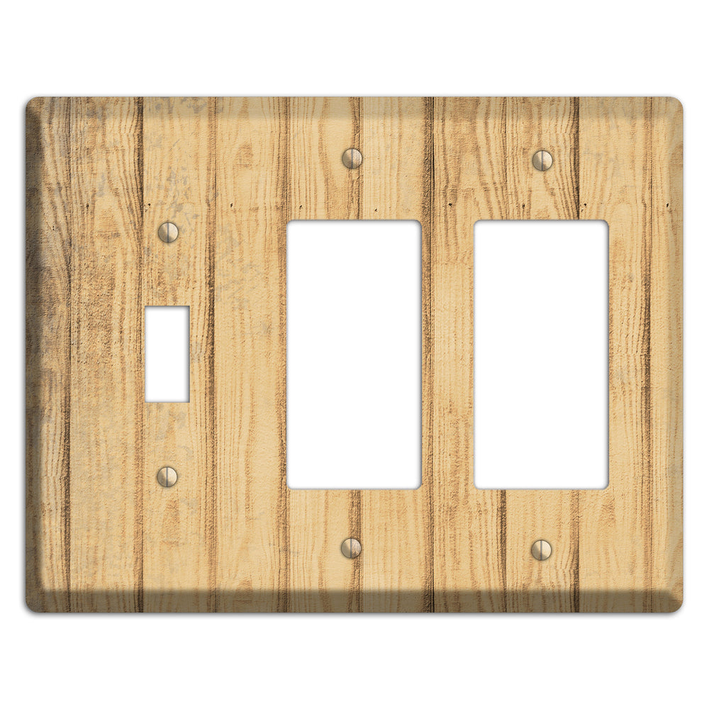 Twine Weathered Wood Toggle / 2 Rocker Wallplate