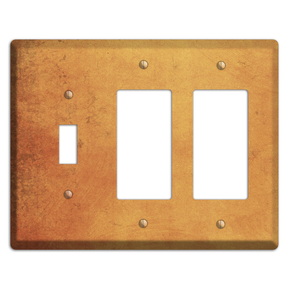 Di Sierra Vintage Grunge Toggle / 2 Rocker Wallplate