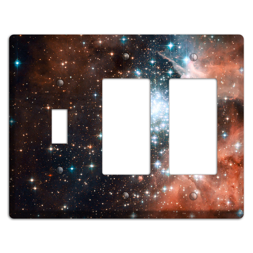 star cluster bursts Toggle / 2 Rocker Wallplate
