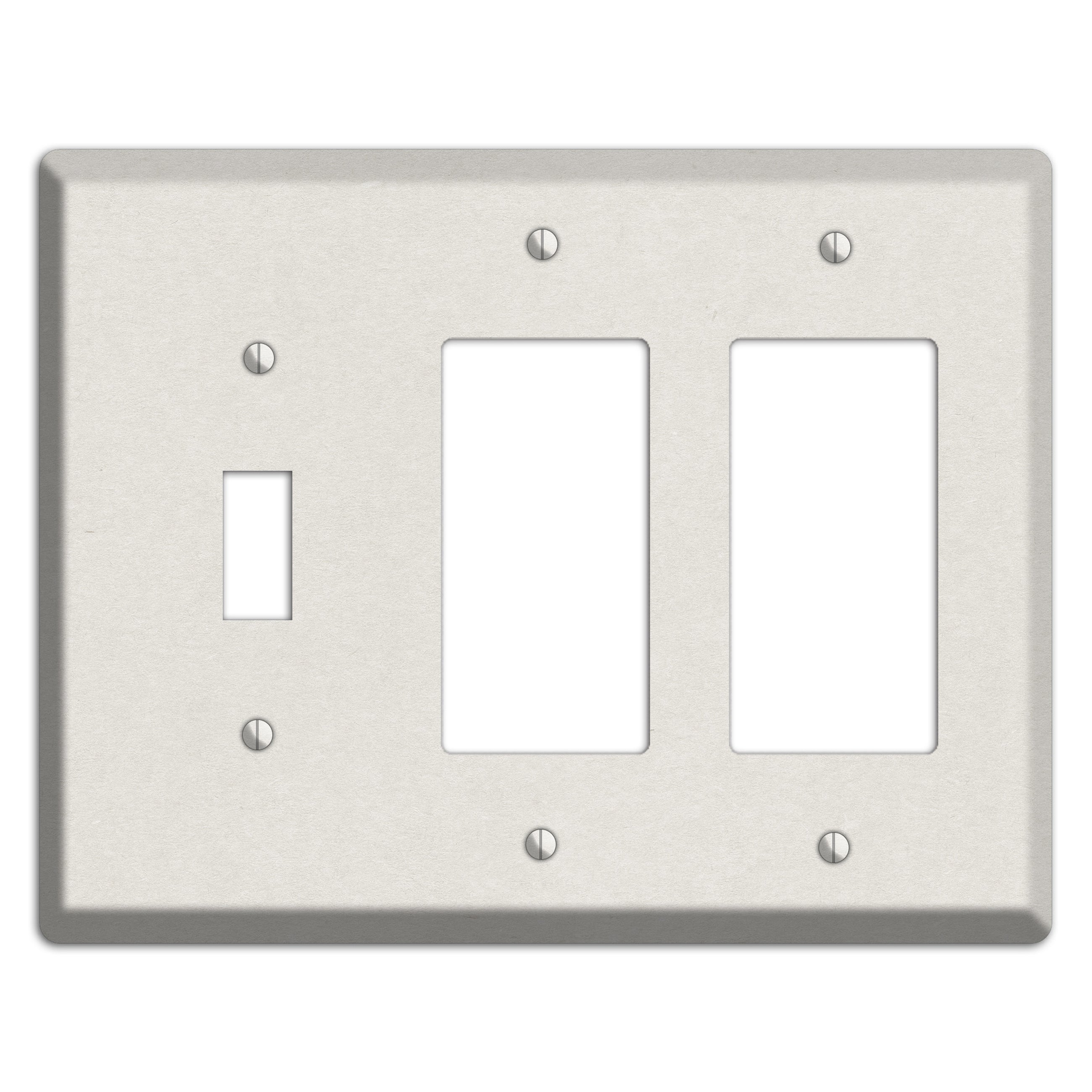 Wild Sand Kraft Toggle / 2 Rocker Wallplate