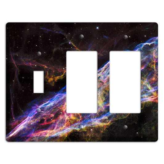 Veil Nebula Toggle / 2 Rocker Wallplate