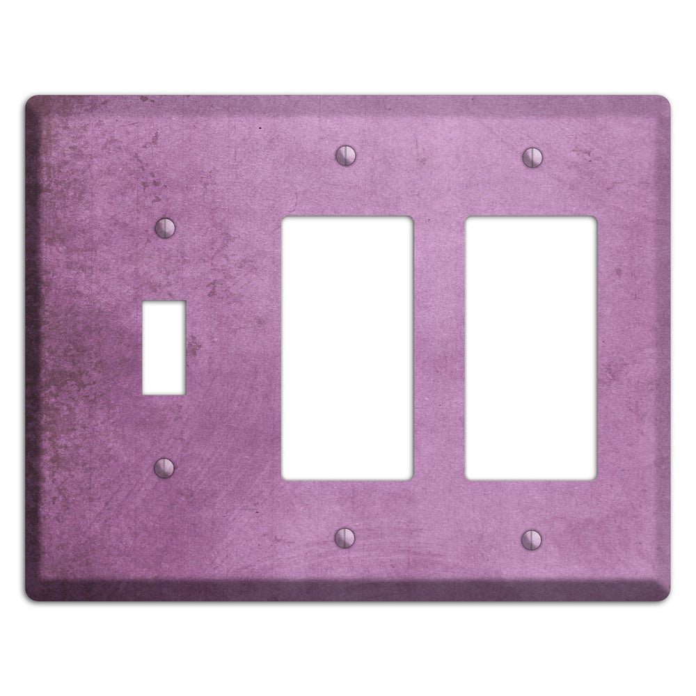 Bouquet Vintage Grunge Toggle / 2 Rocker Wallplate