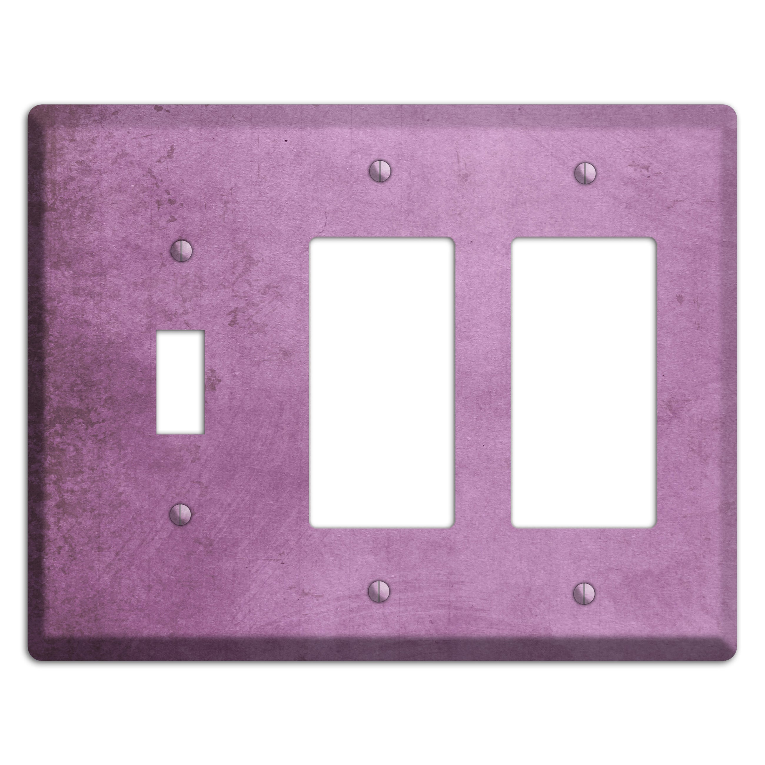 Bouquet Vintage Grunge Toggle / 2 Rocker Wallplate
