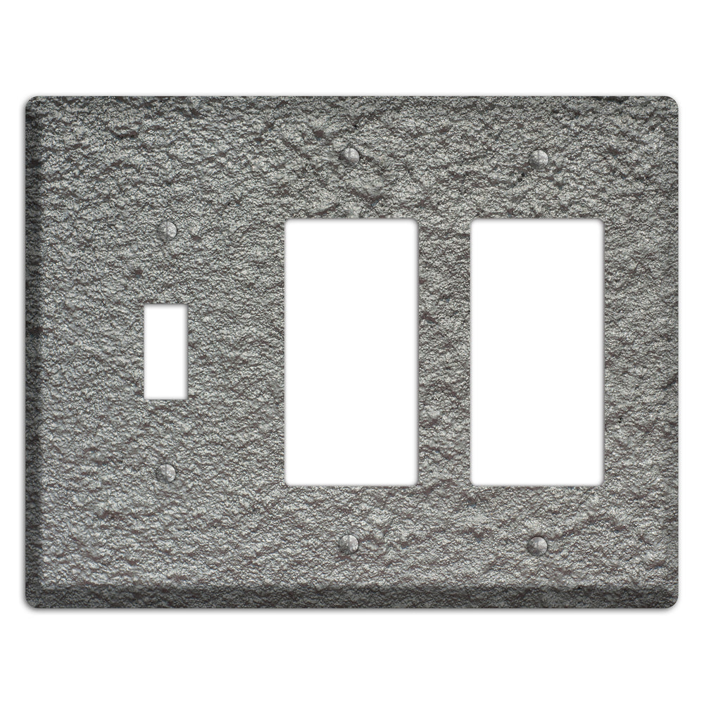 Plaster 10 Toggle / 2 Rocker Wallplate