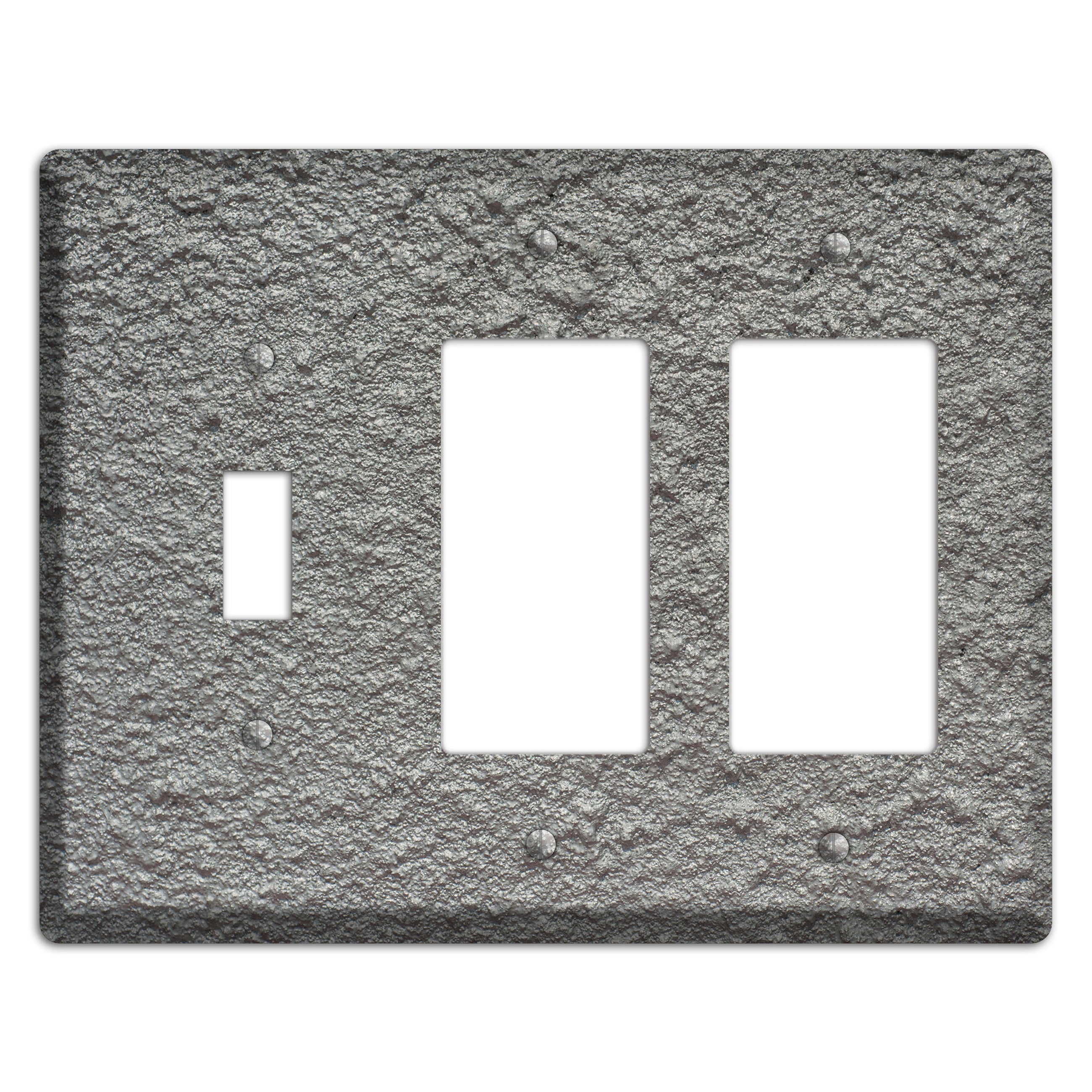 Plaster 10 Toggle / 2 Rocker Wallplate