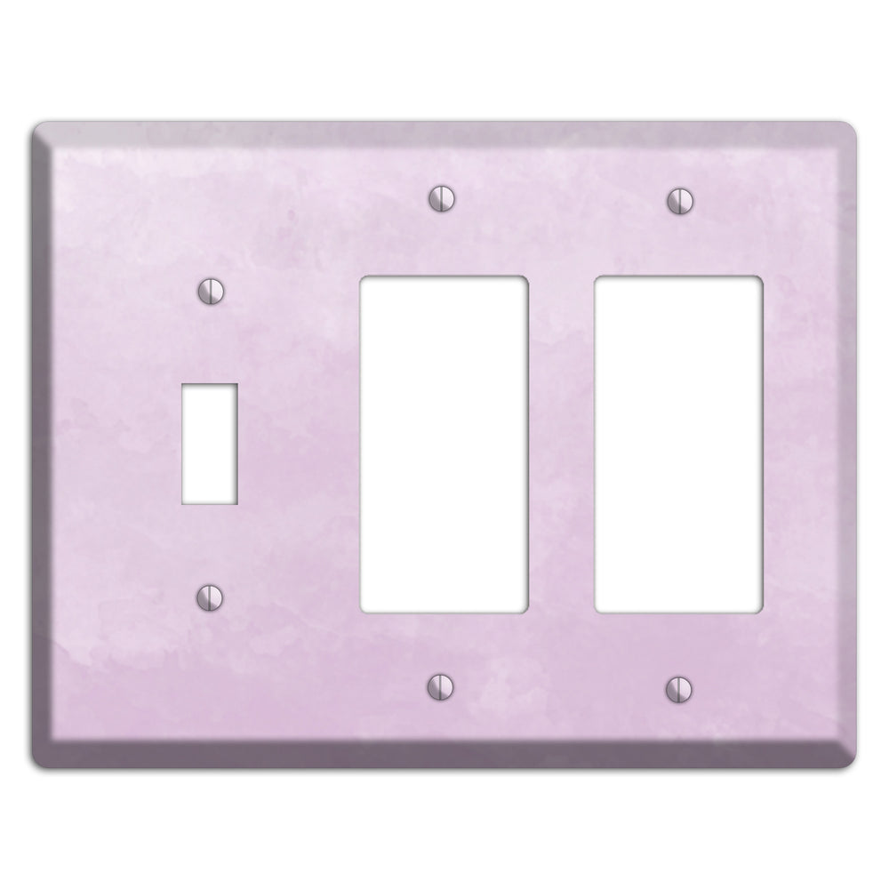 Lilac Ombre Toggle / 2 Rocker Wallplate