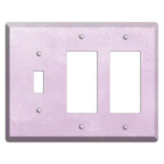 Lilac Ombre Toggle / 2 Rocker Wallplate