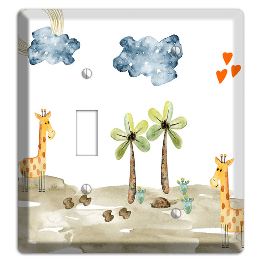 Giraffe Toggle / Blank Wallplate