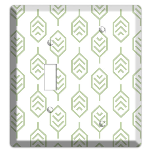Leaves Style S Toggle / Blank Wallplate