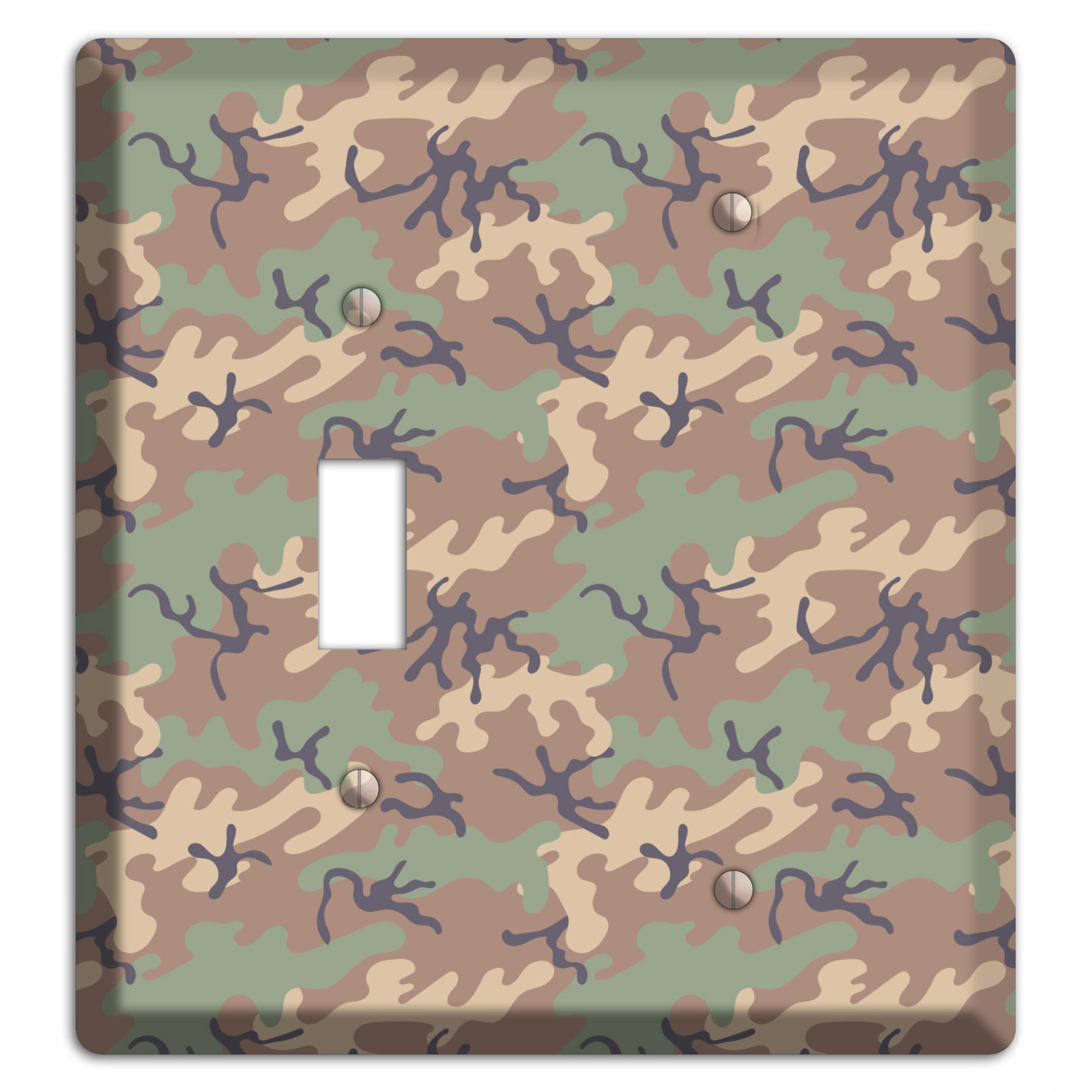 Jungle 1968 Camo Toggle / Blank Wallplate