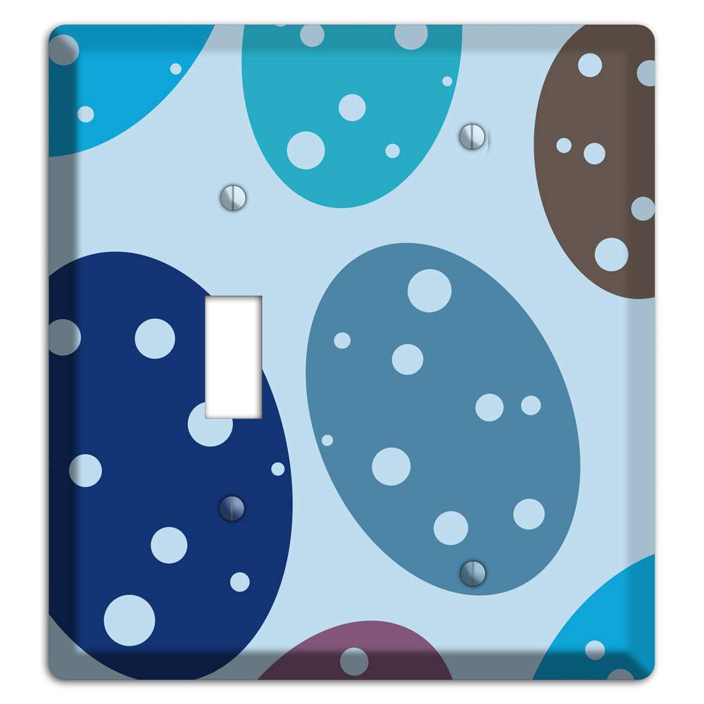 Blue Eggs Toggle / Blank Wallplate