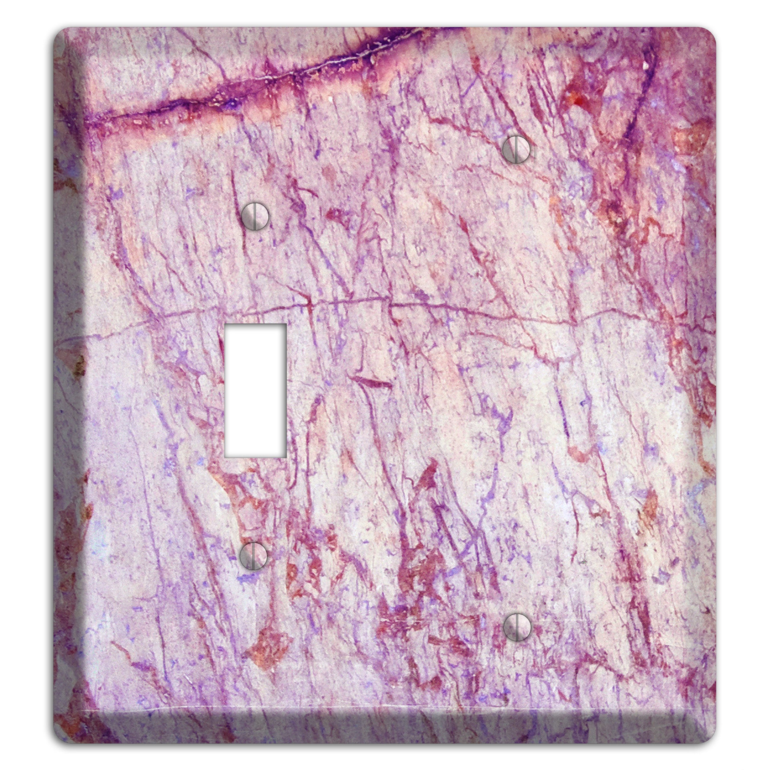 Maverick Marble Toggle / Blank Wallplate