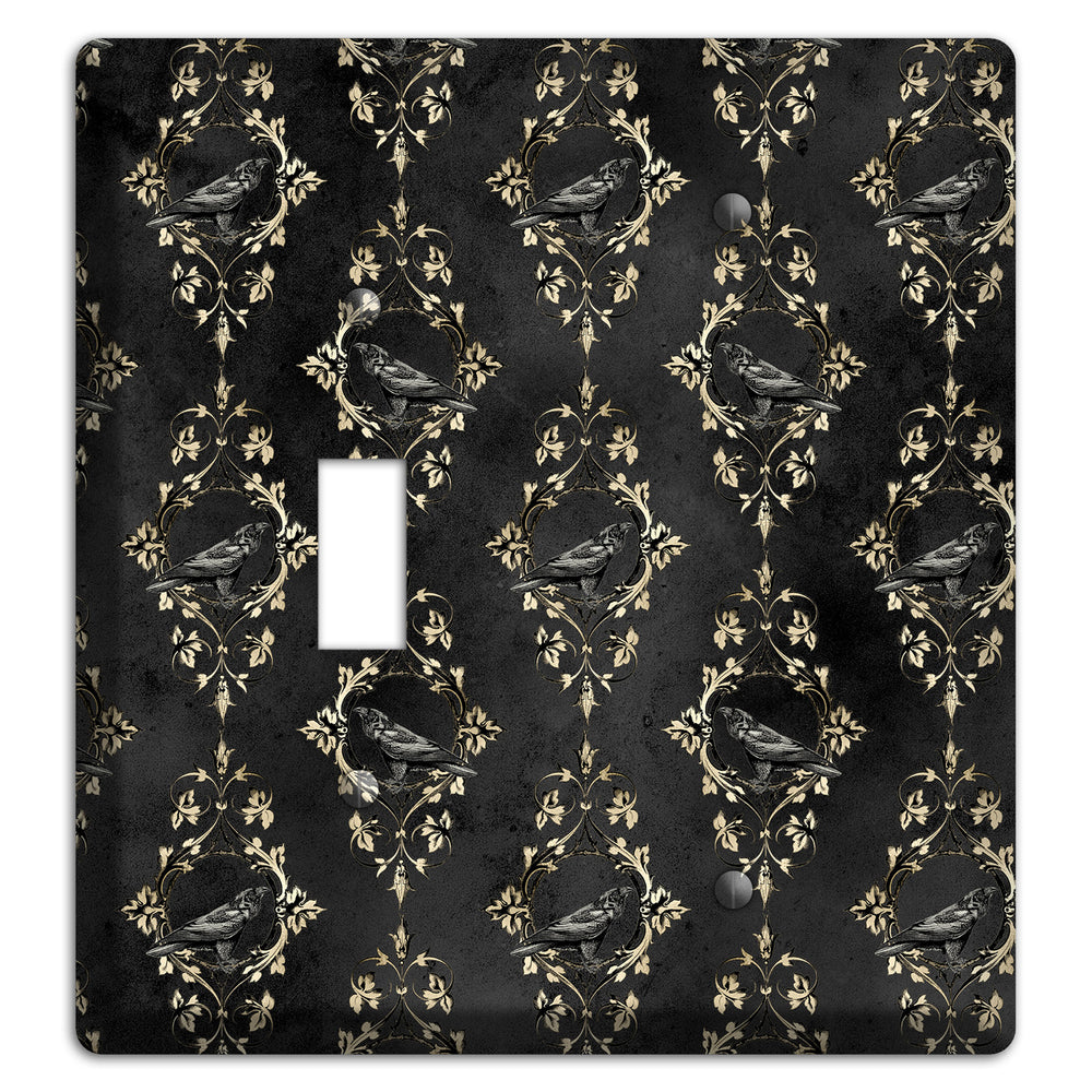 Edgar Allen Poe Raven Toggle / Blank Wallplate