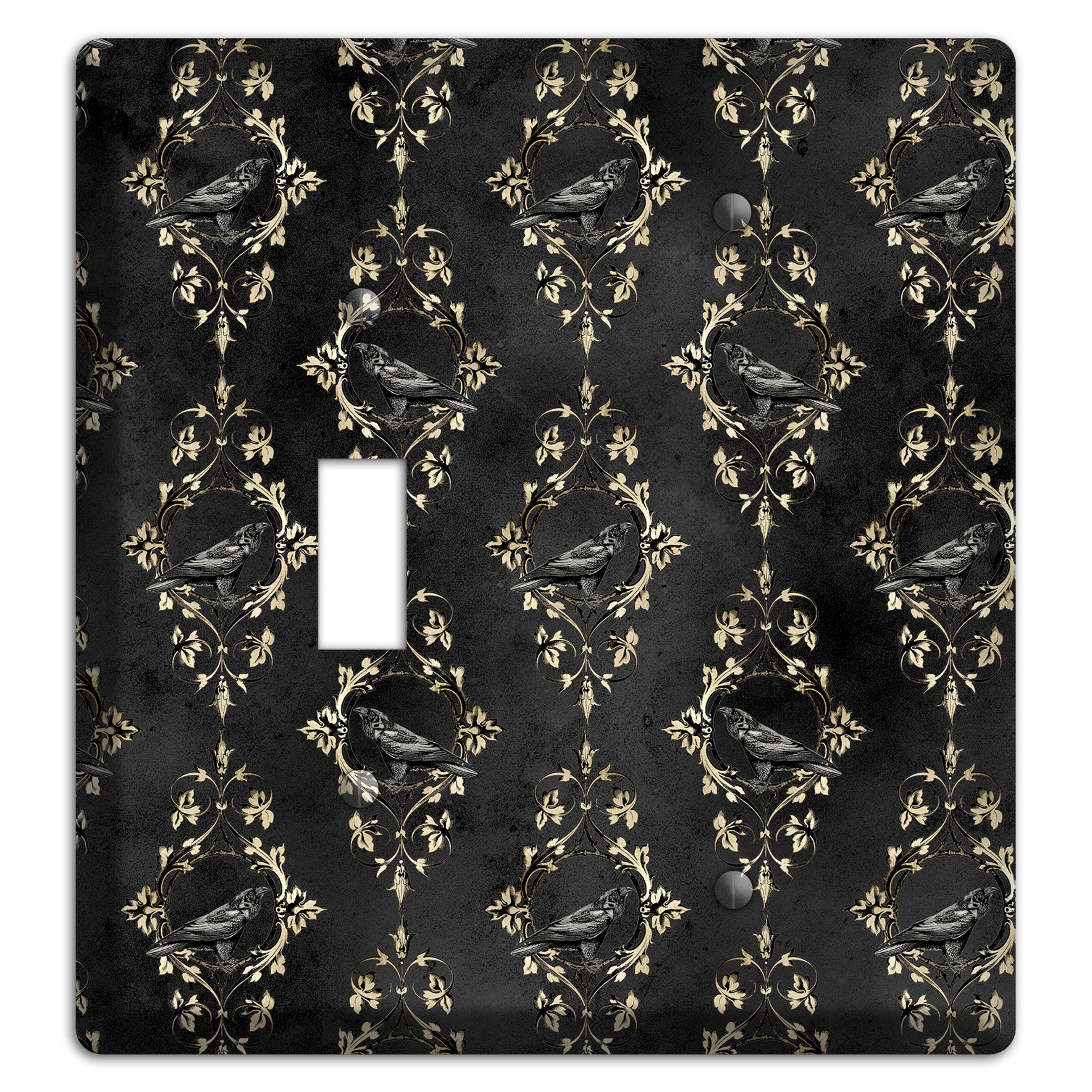 Edgar Allen Poe Raven Toggle / Blank Wallplate