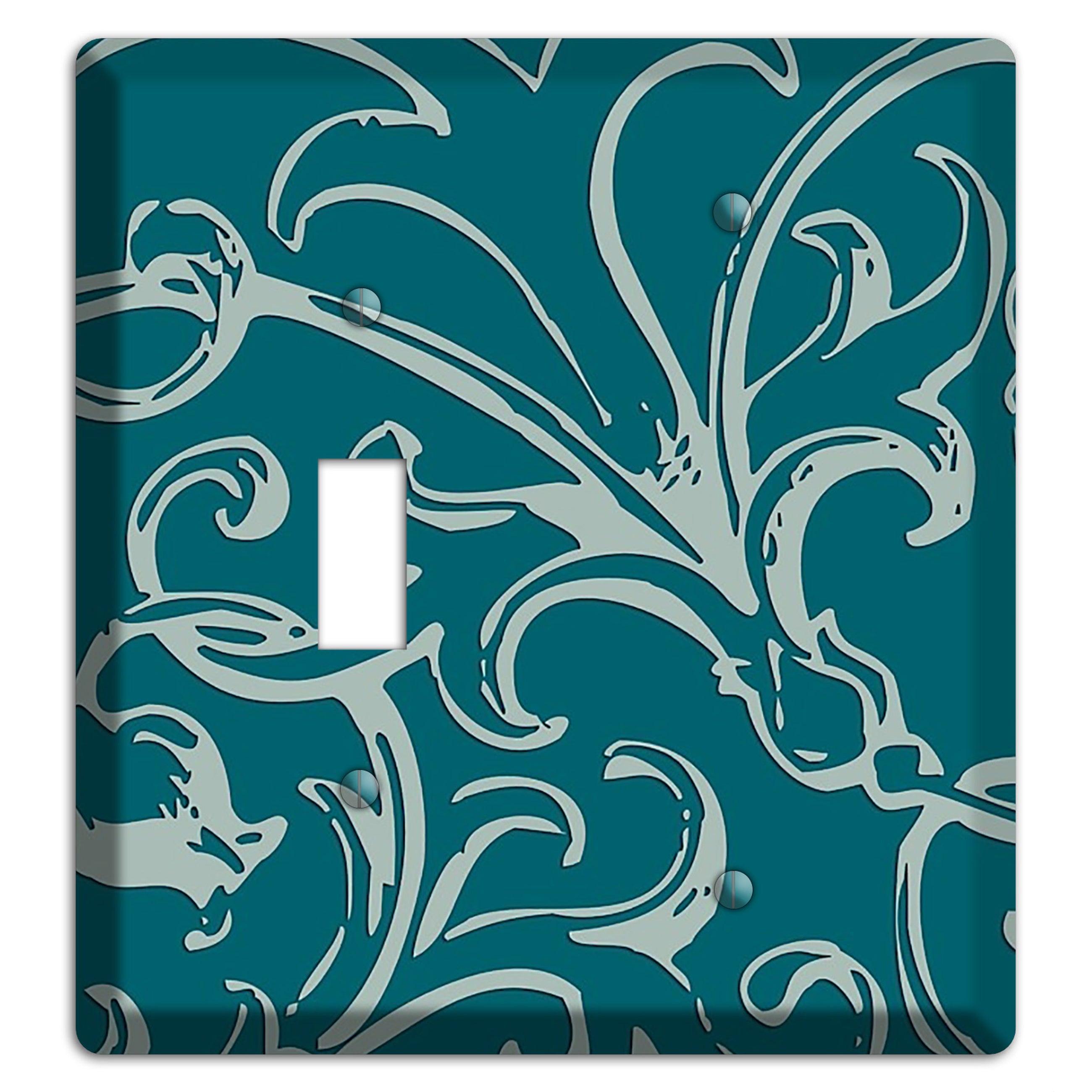 Victorian Teal Toggle / Blank Wallplate