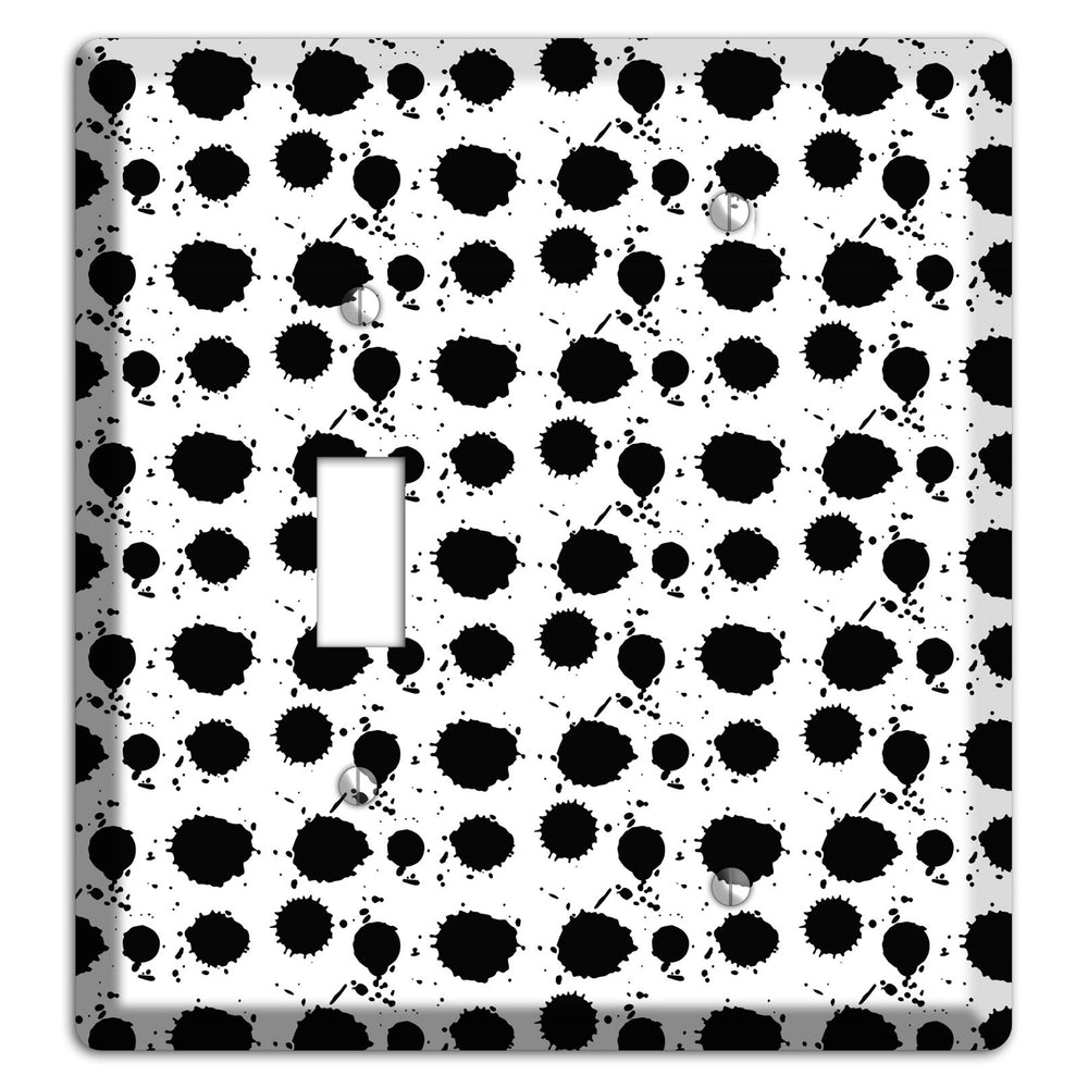 Ink Drops 7 Toggle / Blank Wallplate