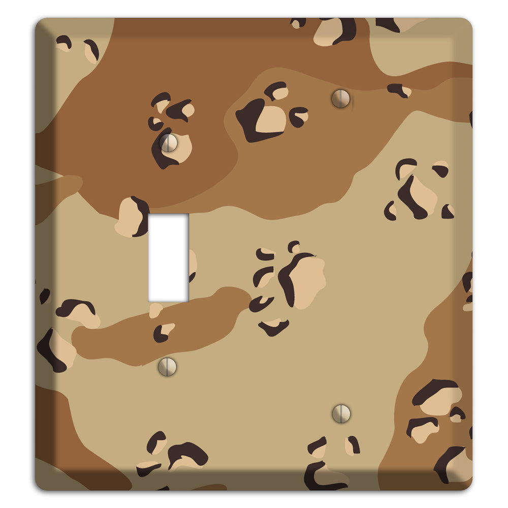 Desert Camo Toggle / Blank Wallplate