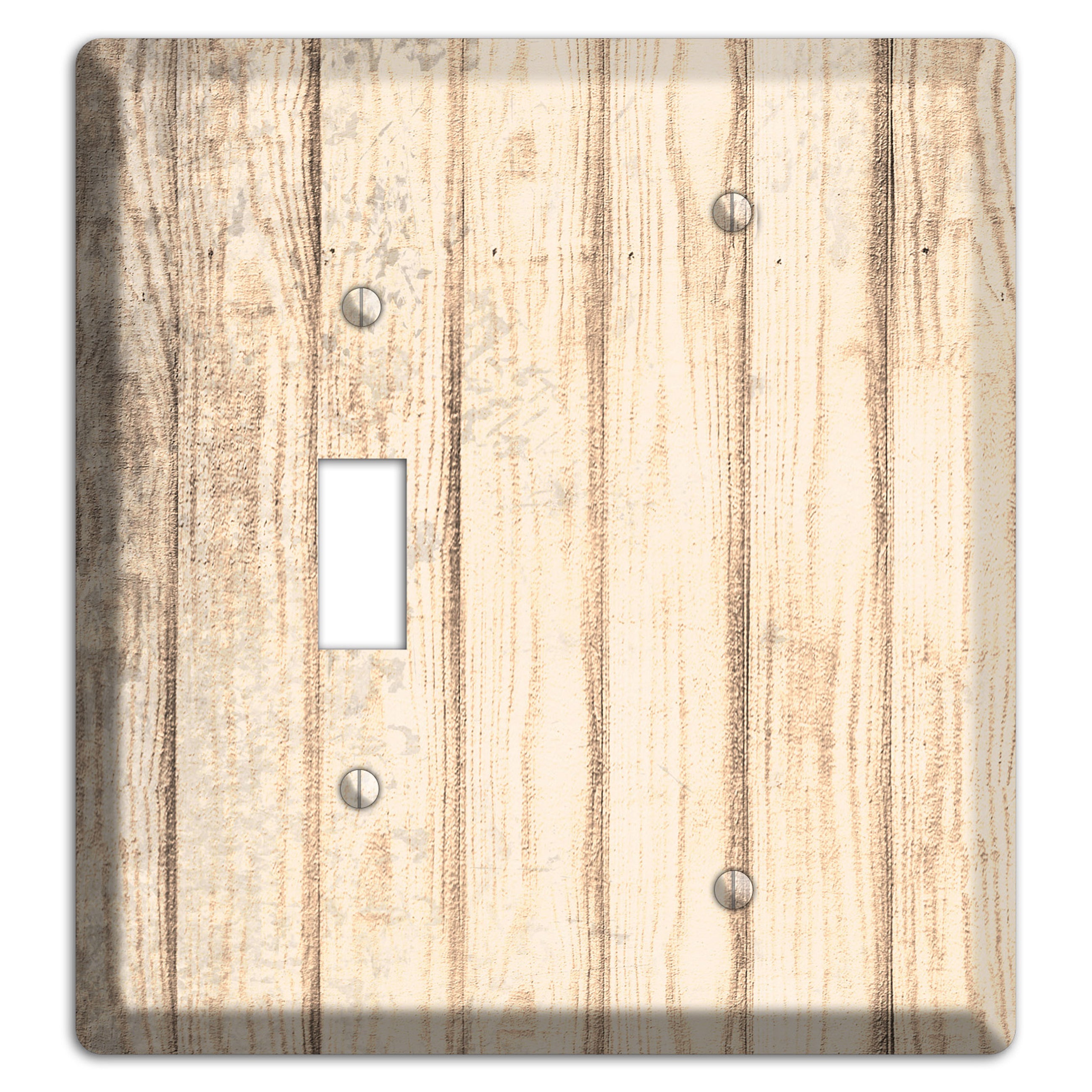 Sidecar Weathered Wood Toggle / Blank Wallplate