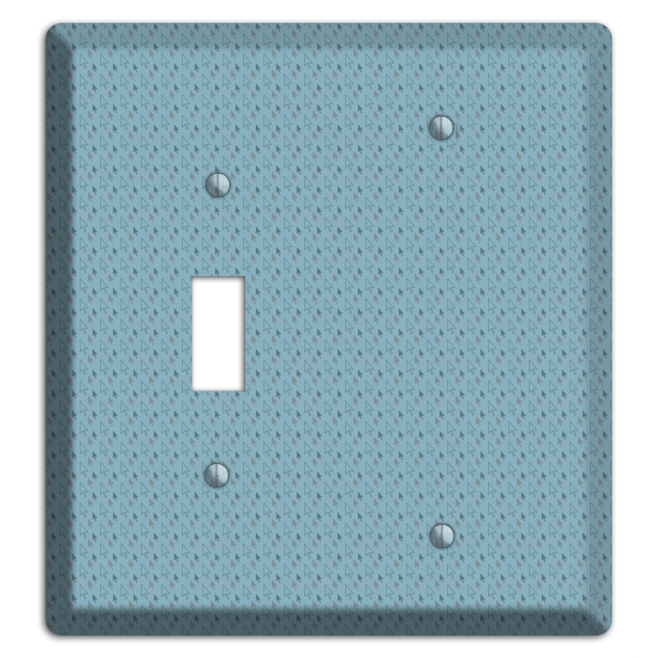 Blue Tiny Trees Toggle / Blank Wallplate