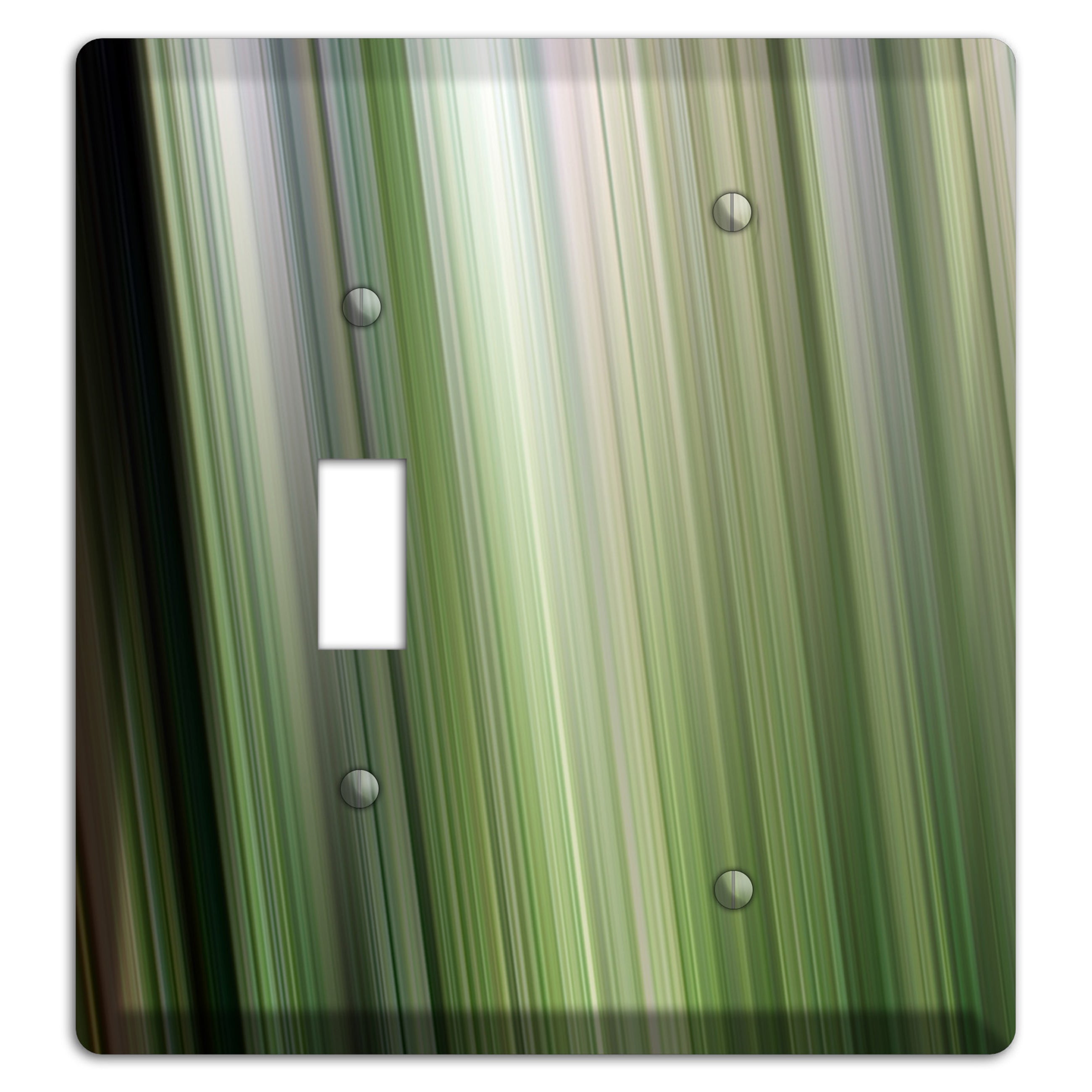 Green Ray of Light 2 Toggle / Blank Wallplate