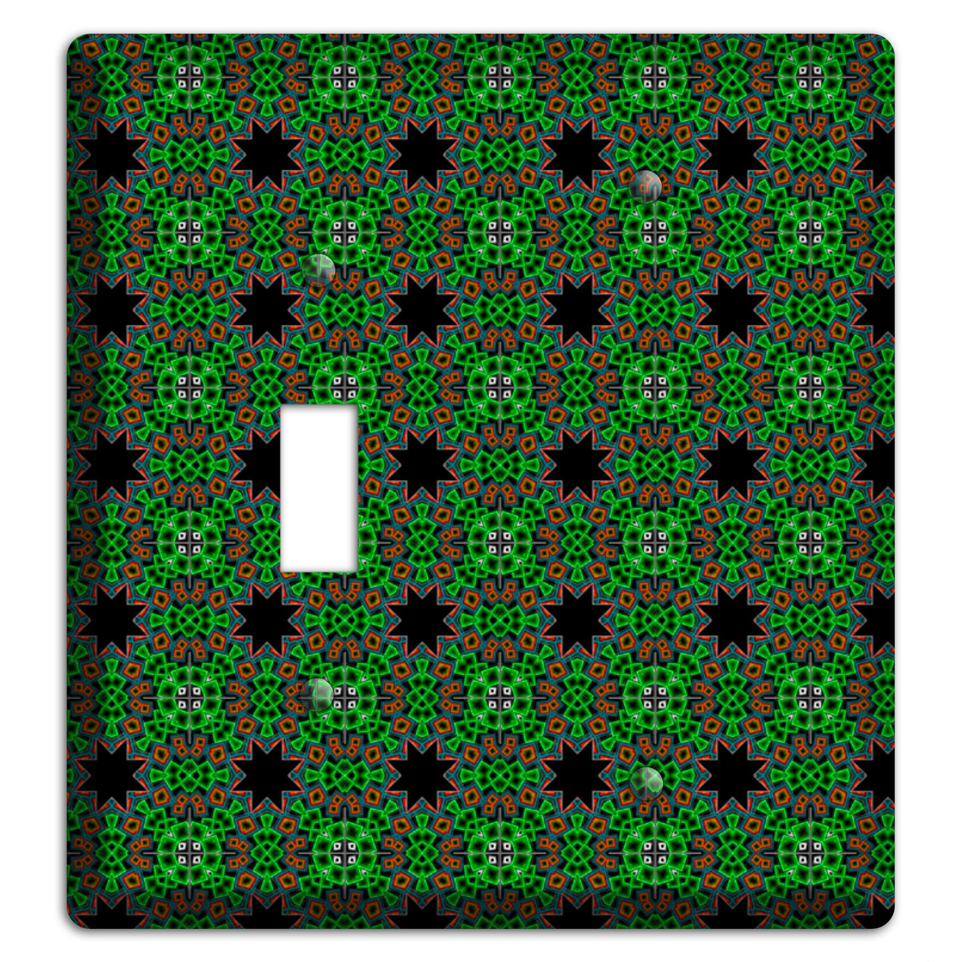 Green Foulard 2 Toggle / Blank Wallplate