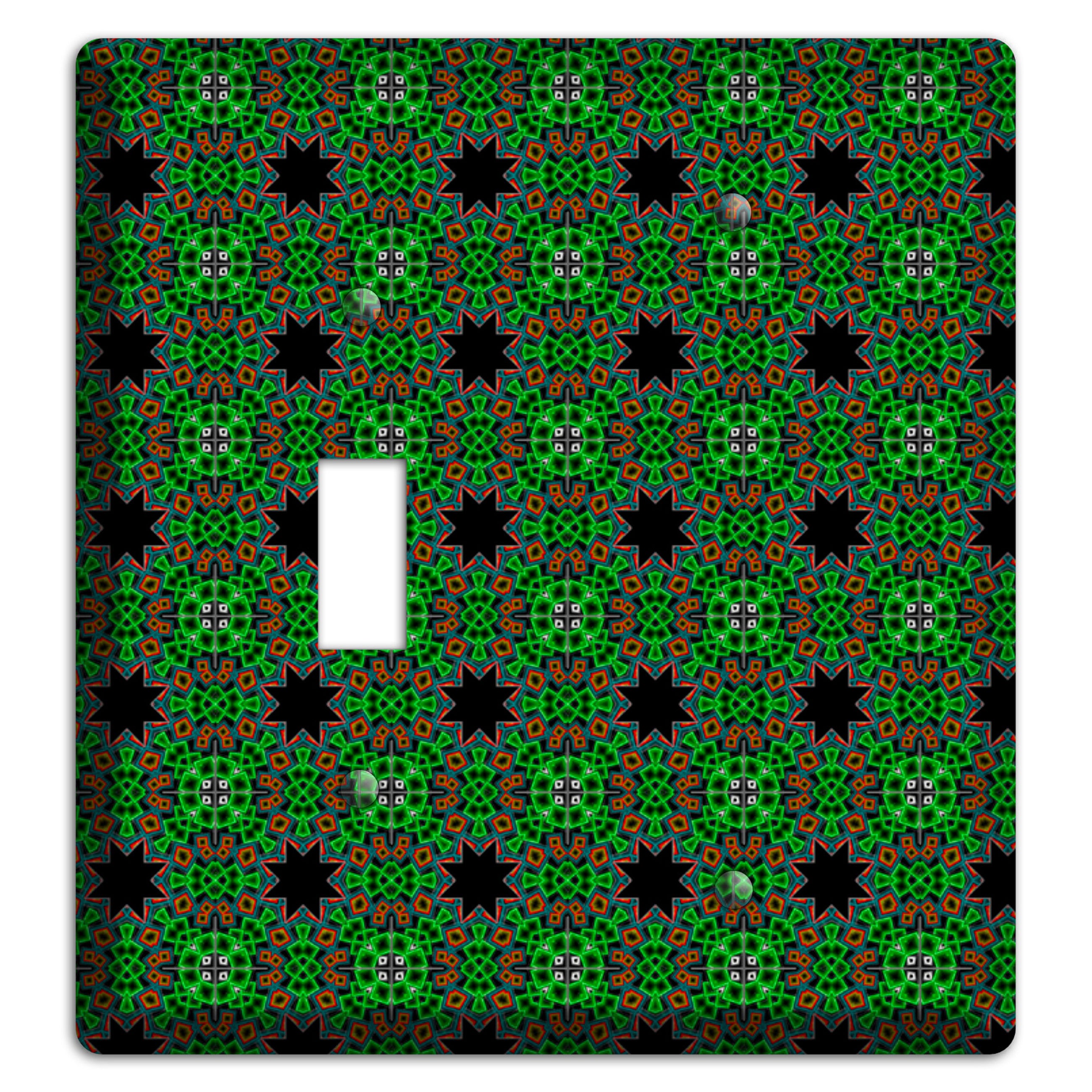 Green Foulard 2 Toggle / Blank Wallplate