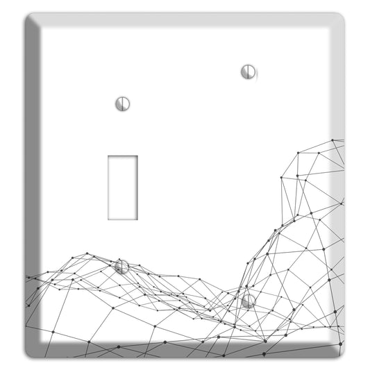 Linear H Toggle / Blank Wallplate