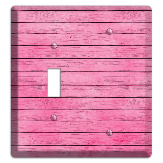 Carissma Pink Texture Toggle / Blank Wallplate