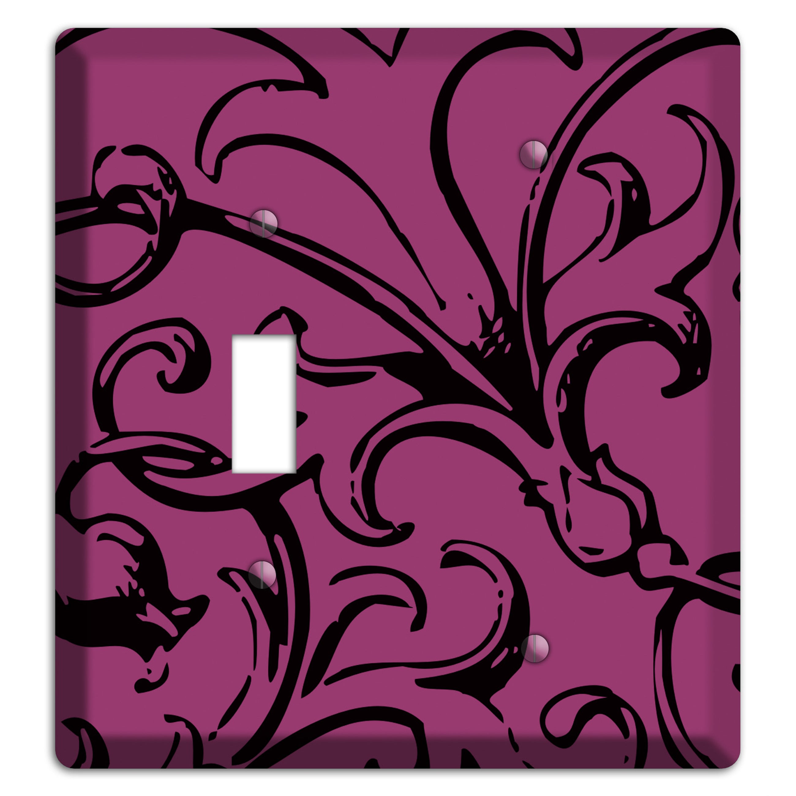 Victorian Fuschia Toggle / Blank Wallplate