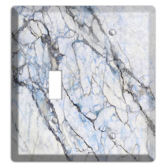 Geyser Marble Toggle / Blank Wallplate