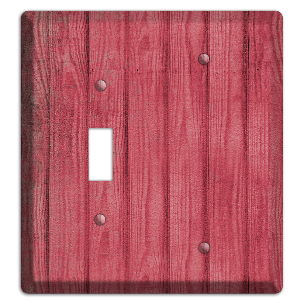 Fuzzy Wuzzy Weathered Wood Toggle / Blank Wallplate