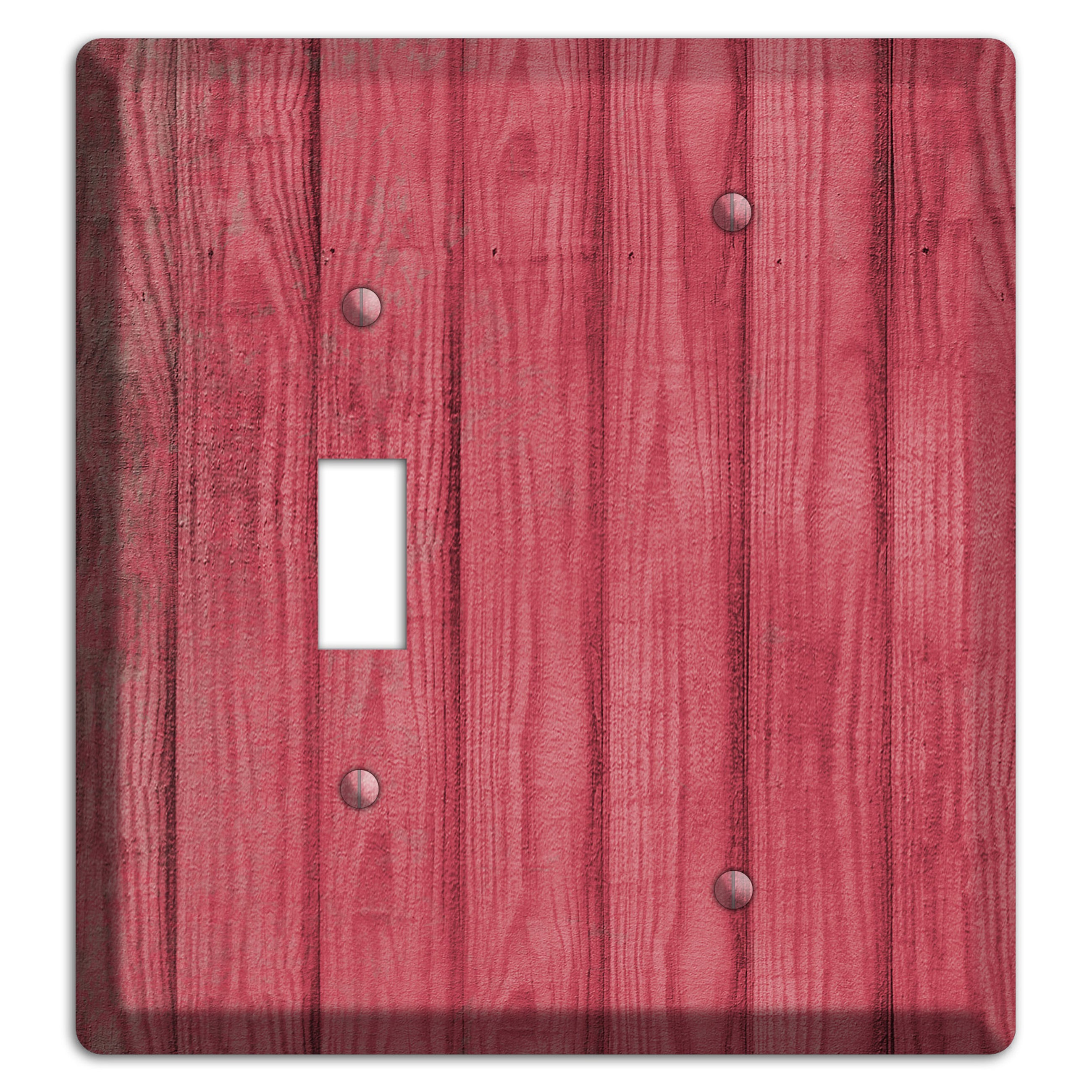 Fuzzy Wuzzy Weathered Wood Toggle / Blank Wallplate
