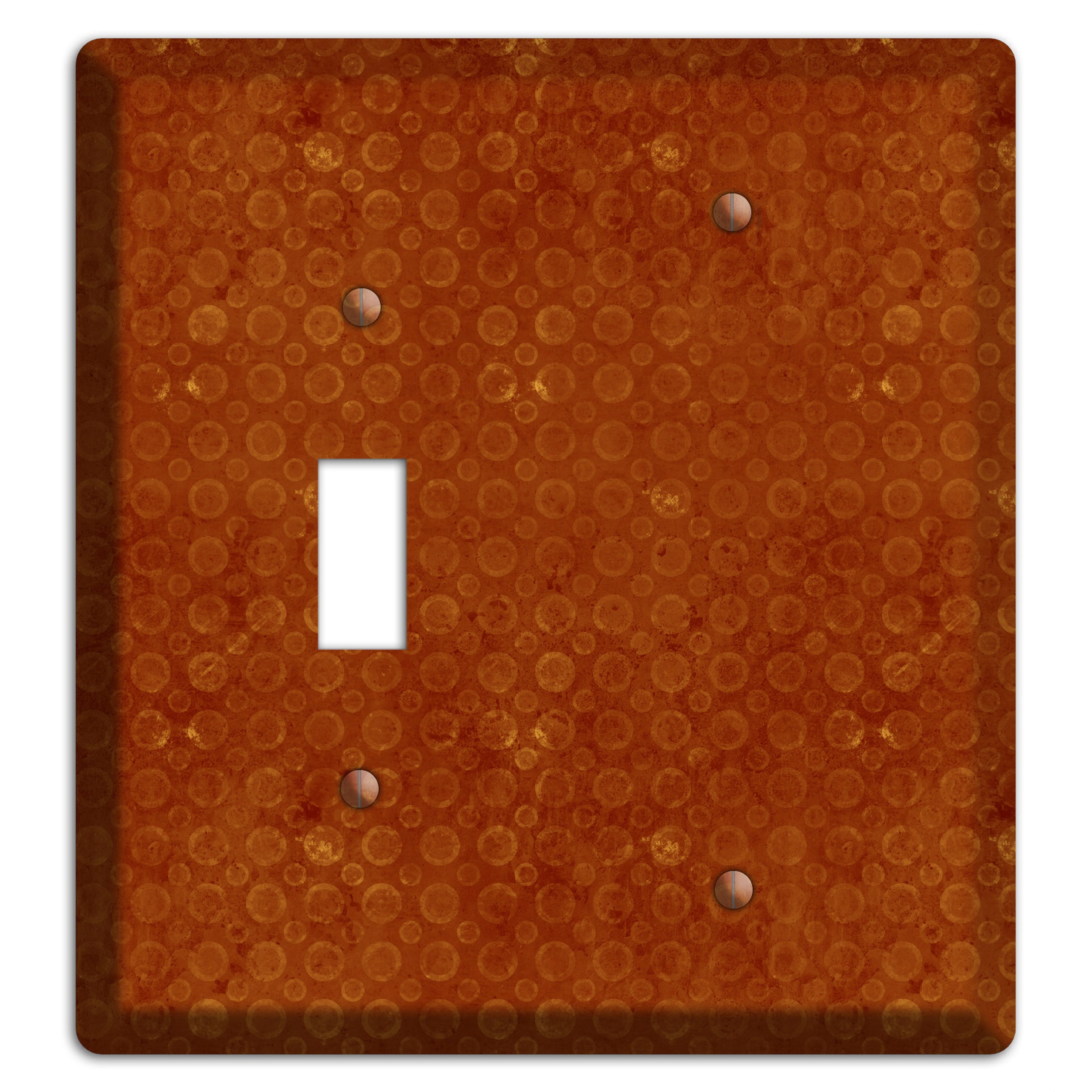 Red Circles Toggle / Blank Wallplate