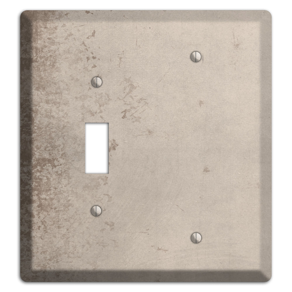 Sisal Vintage Grunge Toggle / Blank Wallplate