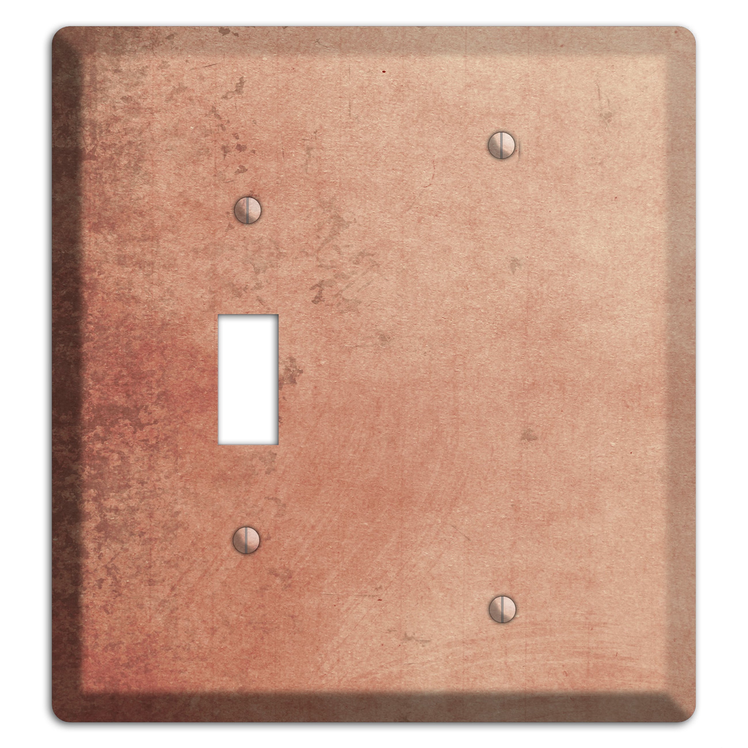 Tan Vintage Grunge Toggle / Blank Wallplate