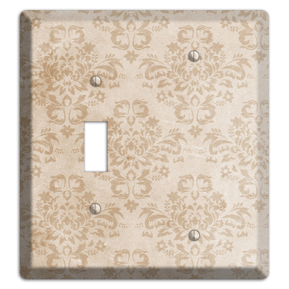 Bizarre Neutral Texture Toggle / Blank Wallplate