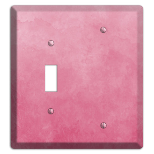 Pink Ombre Toggle / Blank Wallplate