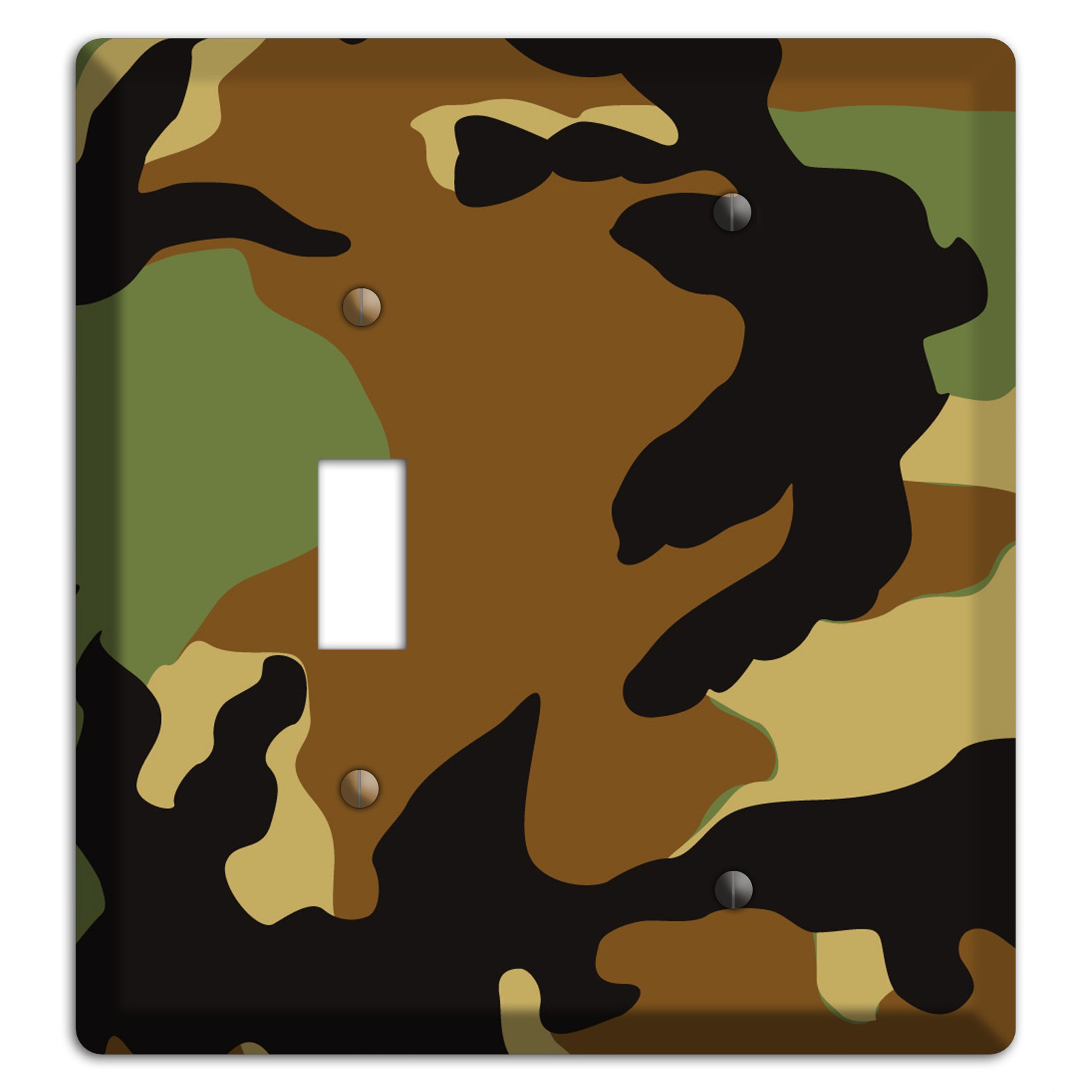 Camoflauge Toggle / Blank Wallplate