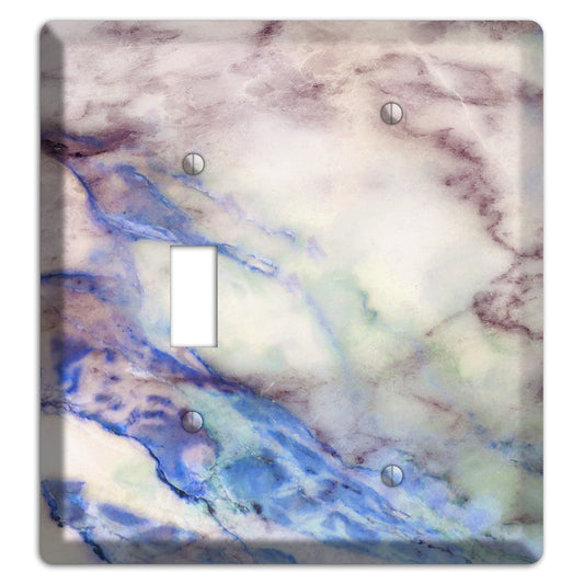 Havelock Blue Marble Toggle / Blank Wallplate