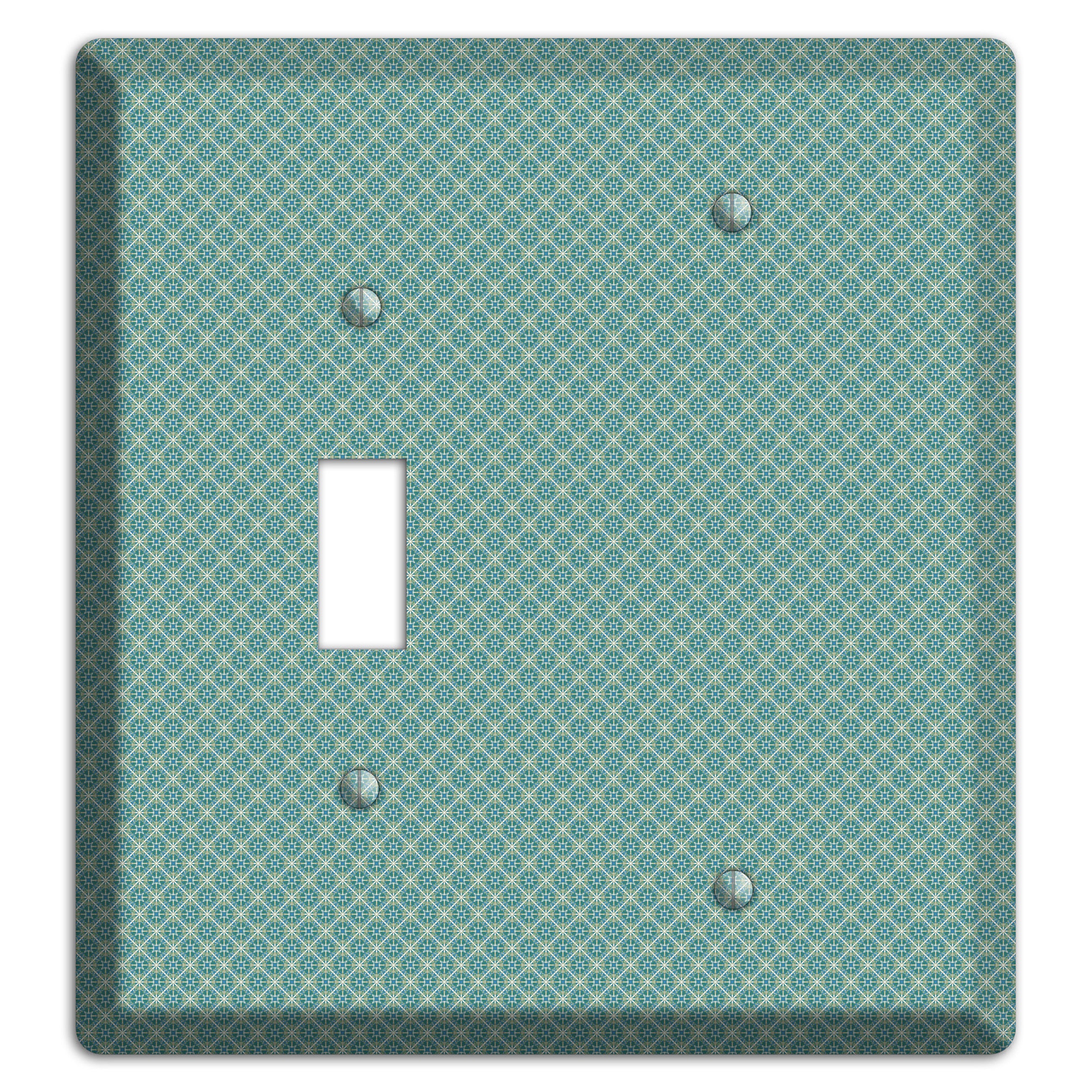 Sage Tiny Arabesque Toggle / Blank Wallplate