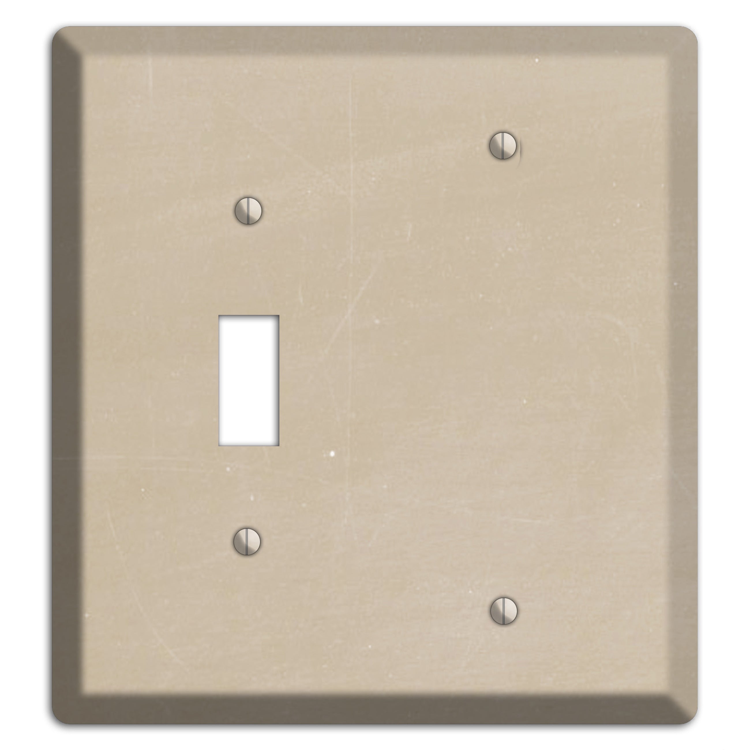 Chalk Tan Toggle / Blank Wallplate