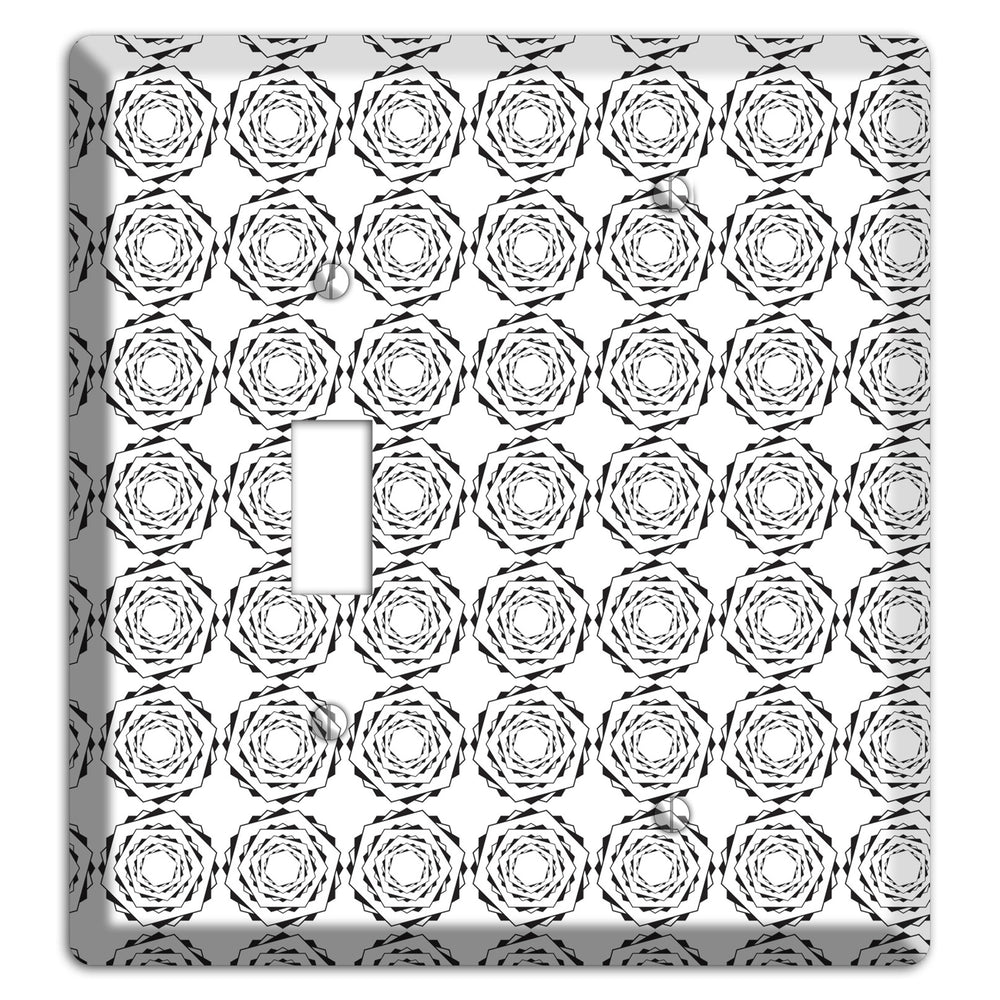 Hexagon Rotation Repeat Toggle / Blank Wallplate