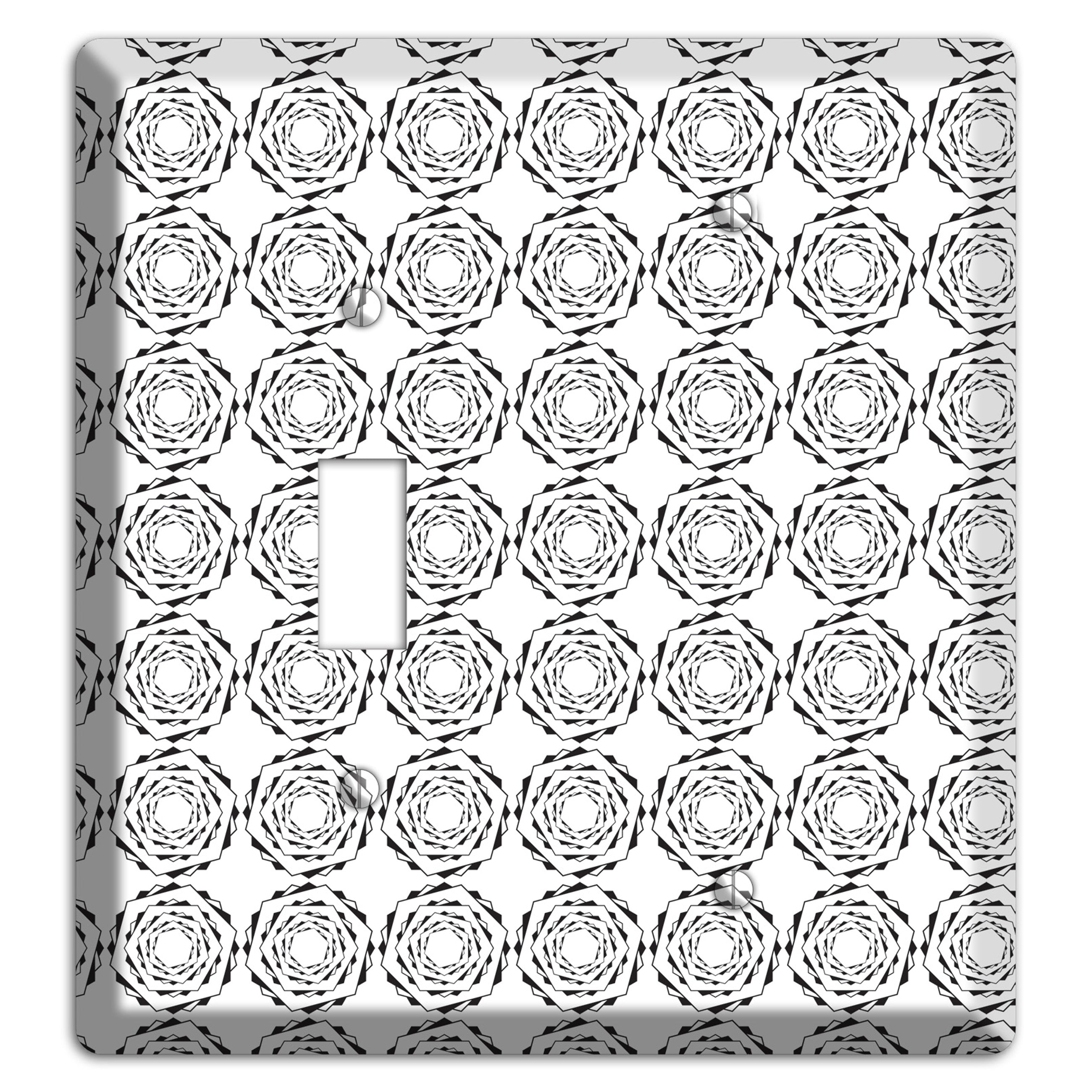 Hexagon Rotation Repeat Toggle / Blank Wallplate