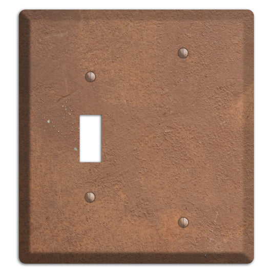 Brown Concrete Toggle / Blank Wallplate