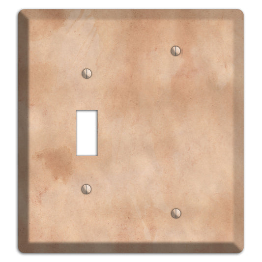 Aged Paper 4 Toggle / Blank Wallplate