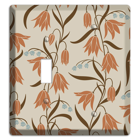 Spring Floral 1 Toggle / Blank Wallplate