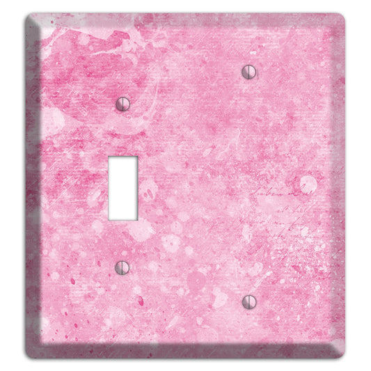 Wewak Pink Texture Toggle / Blank Wallplate