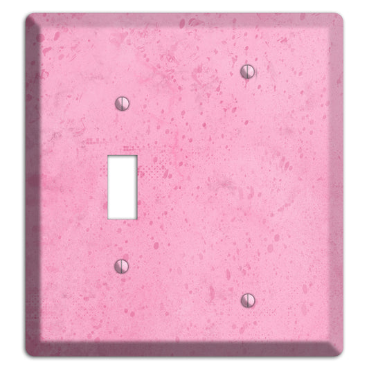 Illusion Pink Texture Toggle / Blank Wallplate