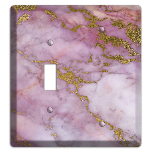 Bouquet Marble Toggle / Blank Wallplate