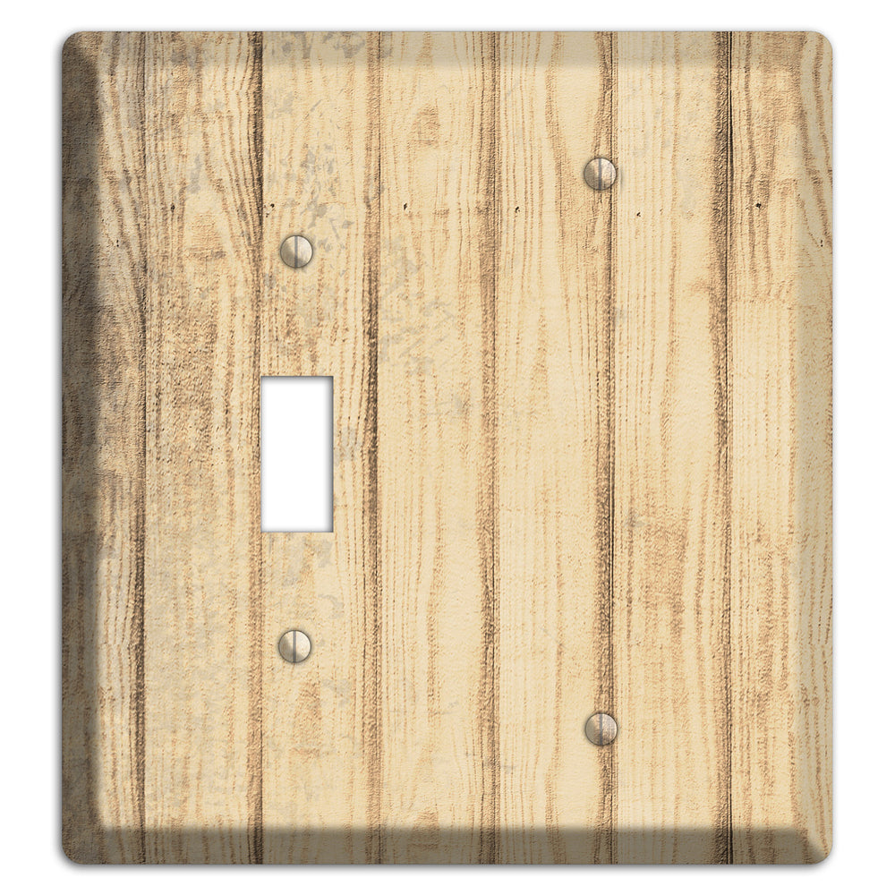 Hampton Weathered Wood Toggle / Blank Wallplate